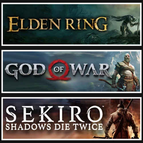 Elden Ring +God Of War +Sekiro